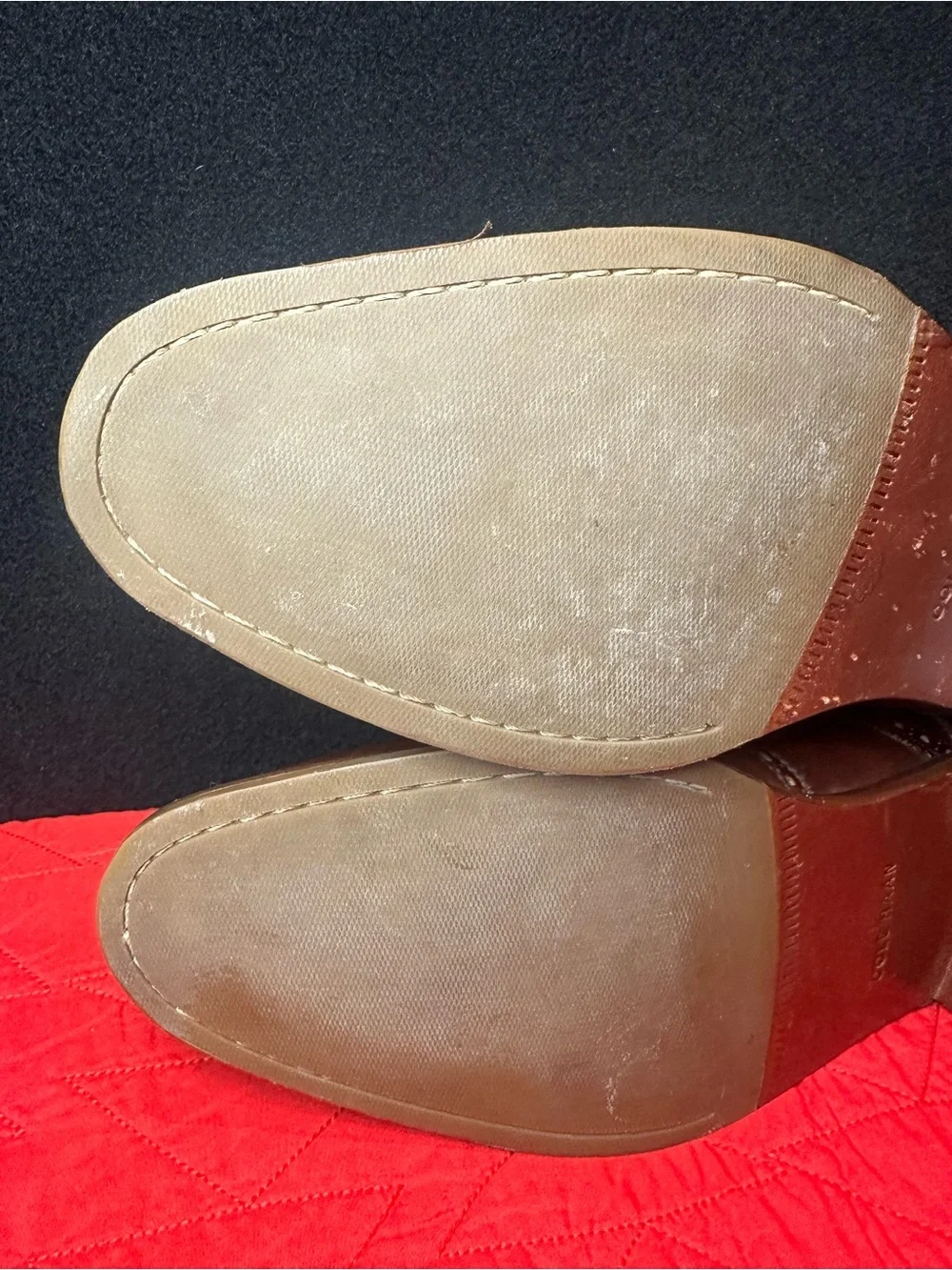 Cole Haan Brown Leather Wingtip Chukka Boots